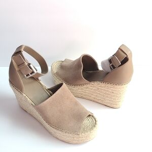NWOT MARC FISHER LTD espadrilles wedge sandels